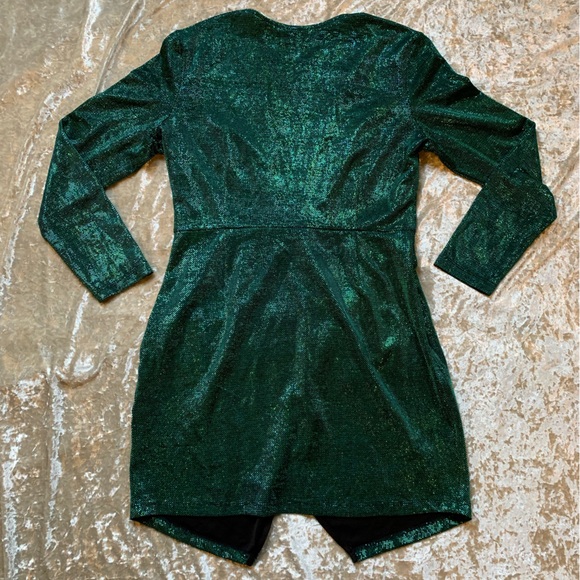 Emerald Sparkly Dress - Picture 10 of 10